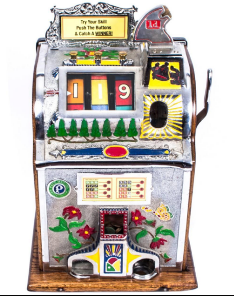 How mechanical slot machines look like?