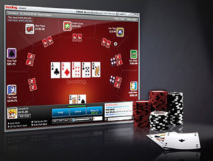 poker sites screen